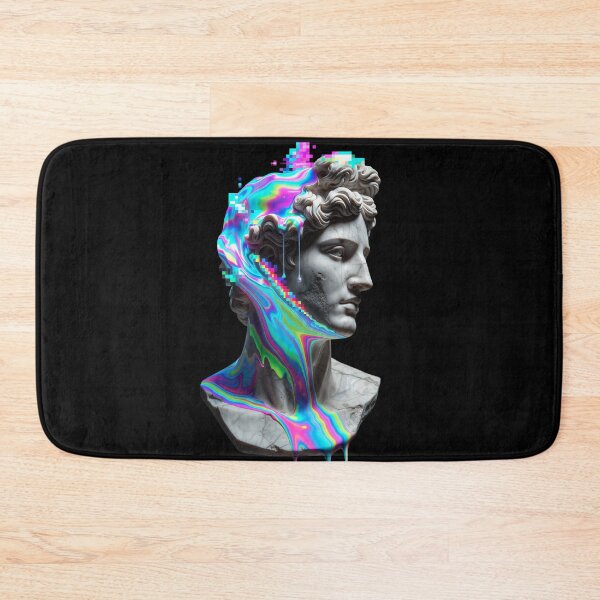 Item preview, Psychedelic Greek Bust – Digital Glitch Art designed and sold by str33ty.ltd.