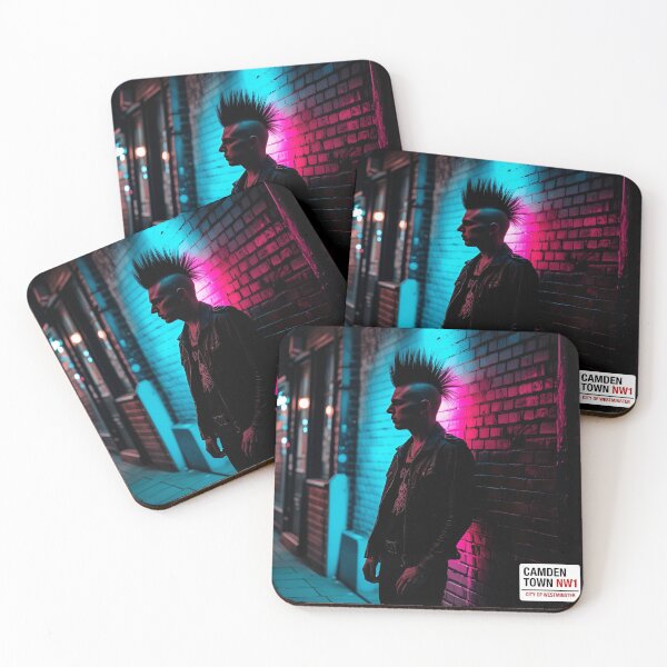 Item preview, Camden Town Punk – Neon London Street Culture Art designed and sold by KentonDesignsUK.