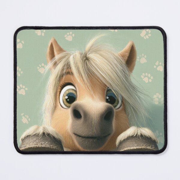 Item preview, Palomino Peeking over Wall 01 designed and sold by Elisabeth Lucas.