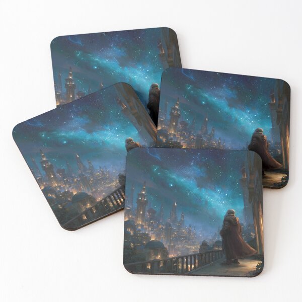 Item preview, Wizard Observing the Ancient City designed and sold by Rtymer.