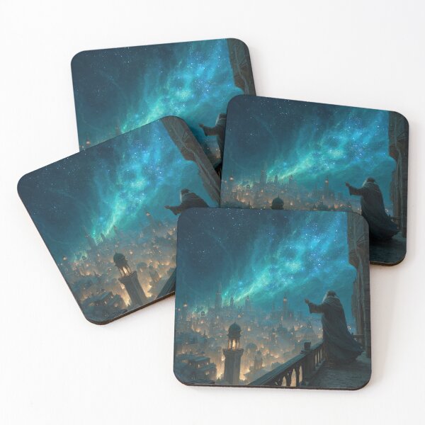 Item preview, Wizard Observing the Ancient City designed and sold by Rtymer.