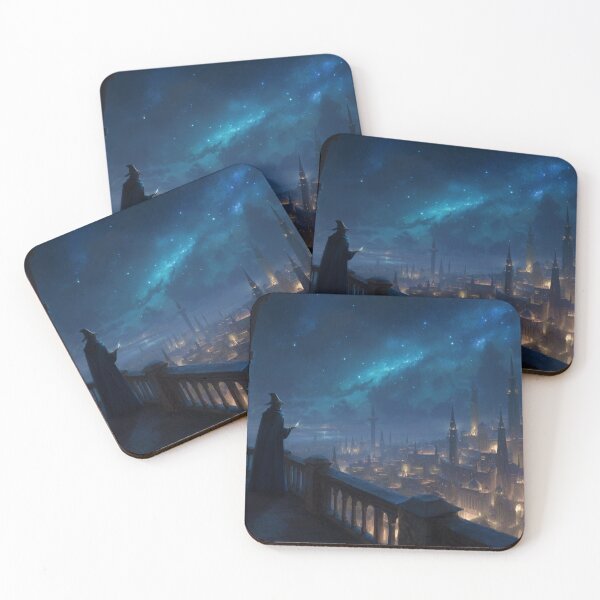 Item preview, Wizard Observing the Ancient City designed and sold by Rtymer.