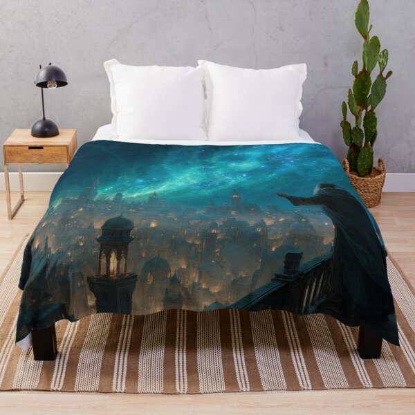 Item preview, Wizard Observing the Ancient City designed and sold by Rtymer.