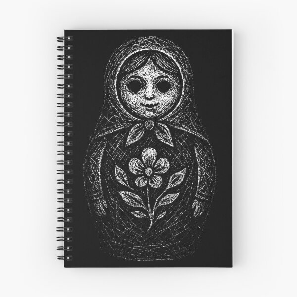 Item preview, Dark Matryoshka Doll Scratch Art designed and sold by Mortisigil.