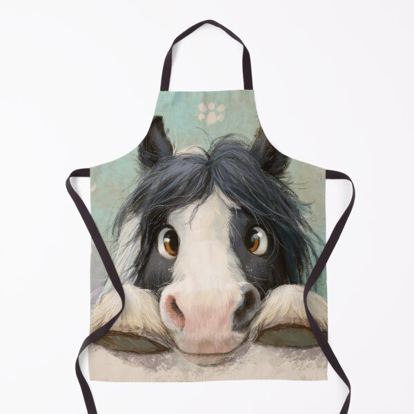 Item preview, Gypsy Vanner Peeking over Wall 02 designed and sold by Elisabeth Lucas.