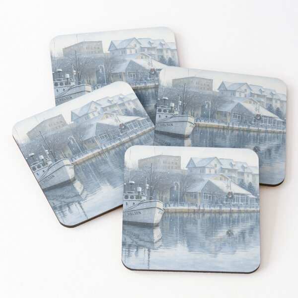 Item preview, Winter Boat Scene designed and sold by Scott Hayes.