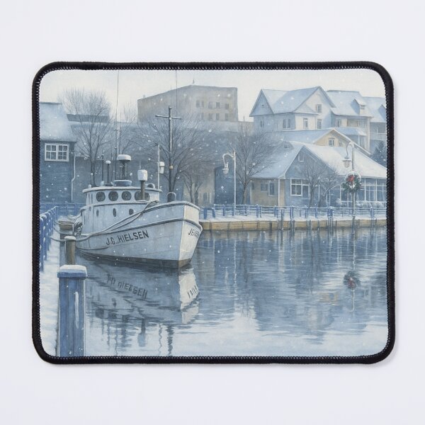 Item preview, Winter Boat Scene designed and sold by Scott Hayes.