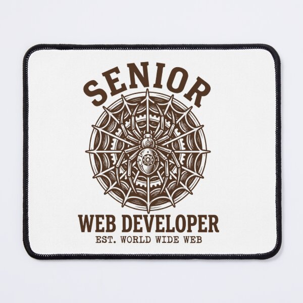 Item preview, Senior Web Developer Funny Spider Pun Programmer Coding designed and sold by Mason-Pride.