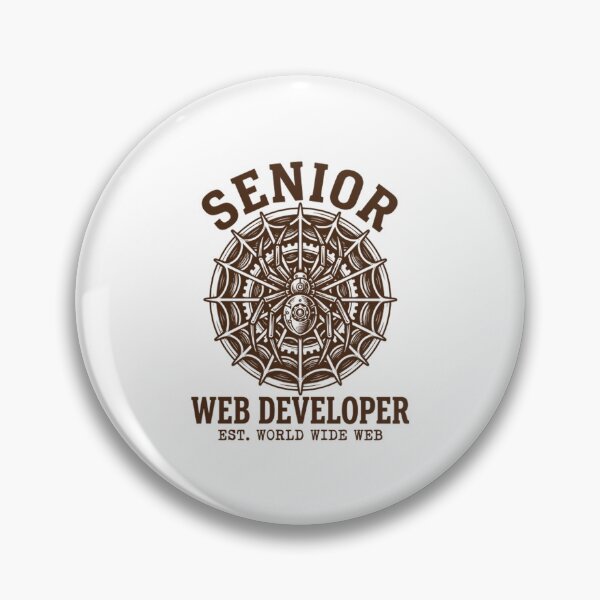 Item preview, Senior Web Developer Funny Spider Pun Programmer Coding designed and sold by Mason-Pride.