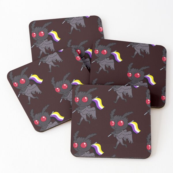Item preview, Nonbinary Pride Mothman designed and sold by Salty Lane’s Road.