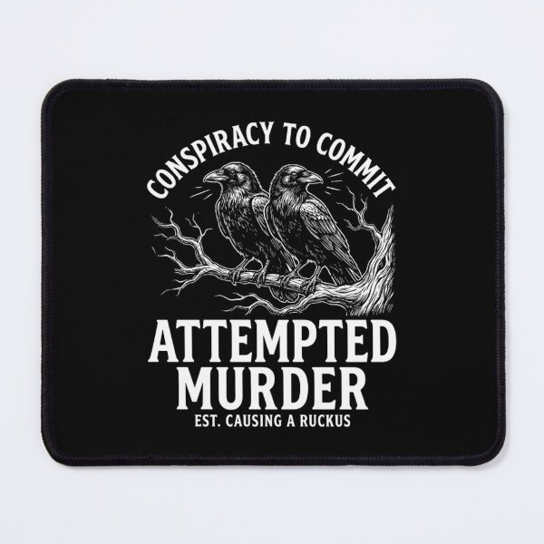 Item preview, Funny Crow And Raven Conspiracy Bird Lover Pun designed and sold by Mason-Pride.