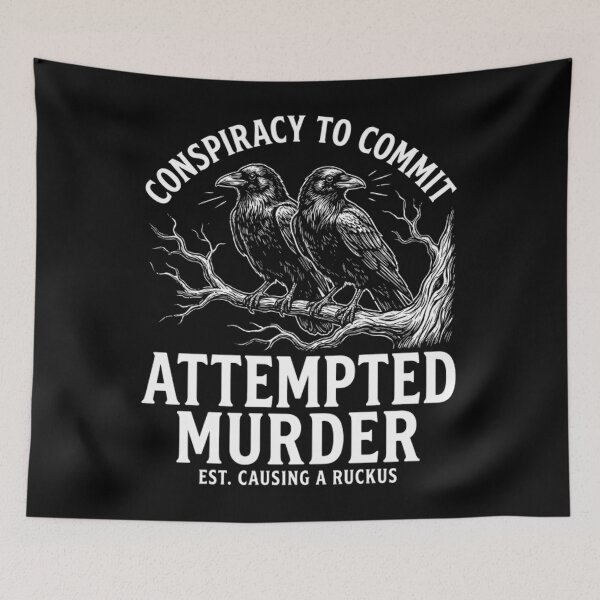 Item preview, Funny Crow And Raven Conspiracy Bird Lover Pun designed and sold by Mason-Pride.