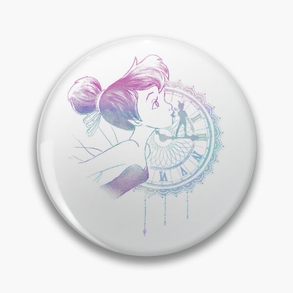 Item preview, Tinker Bell Neon Colors Clock Portrait  designed and sold by RykerKare.