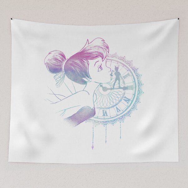 Item preview, Tinker Bell Neon Colors Clock Portrait  designed and sold by RykerKare.