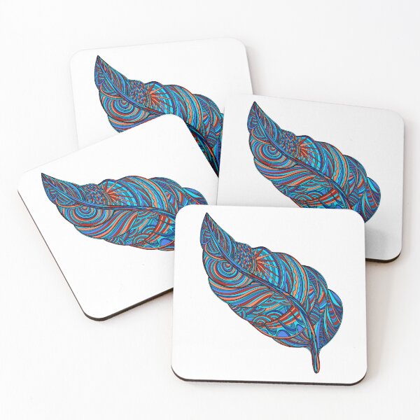 Item preview, Feather zentangle designed and sold by DaveDanchuk.