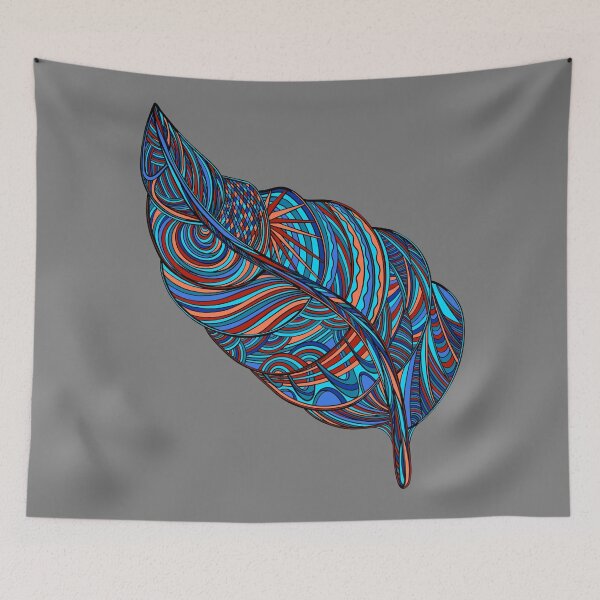 Item preview, Feather zentangle designed and sold by DaveDanchuk.