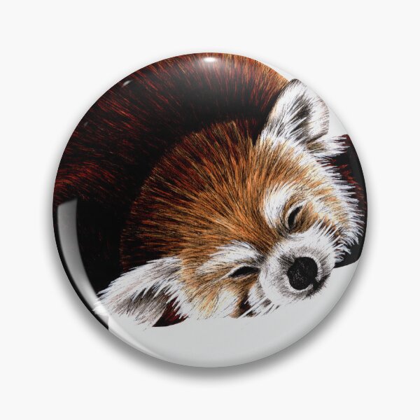 Item preview, Red panda sleeping designed and sold by LorenDowding.