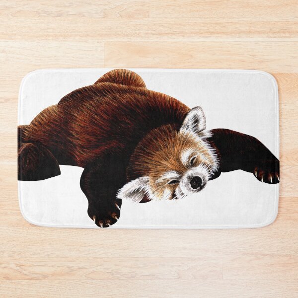 Item preview, Red panda sleeping designed and sold by LorenDowding.