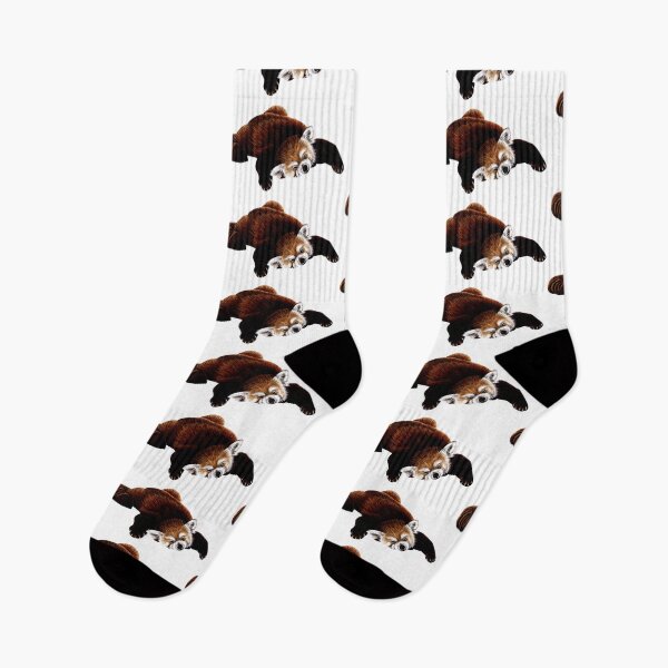 Item preview, Red panda sleeping designed and sold by LorenDowding.