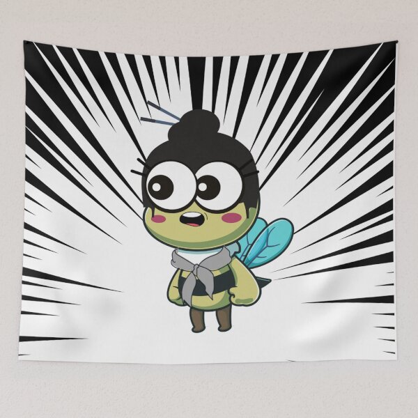 Item preview, Petunia Pollen: The Sweetheart Bee Digital Sticker Art  designed and sold by BuzzBrigade.
