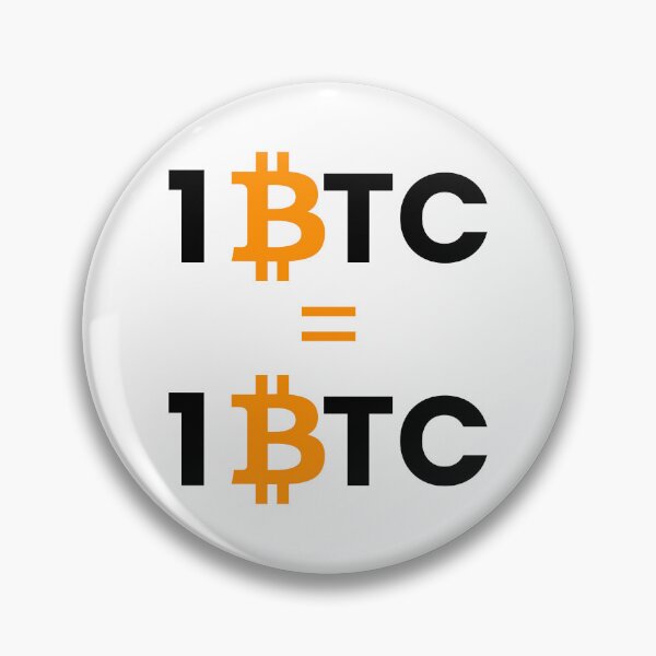 Item preview, 1 BTC = 1 BTC | The Ultimate Bitcoin HODL Truth (1 BTC Equals 1 BTC - Minimalist Crypto Philosophy) designed and sold by FashionTraders.