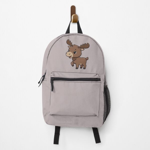 Item preview, Cute Baby Moose Cartoon With Big Eyes designed and sold by LightArt25.