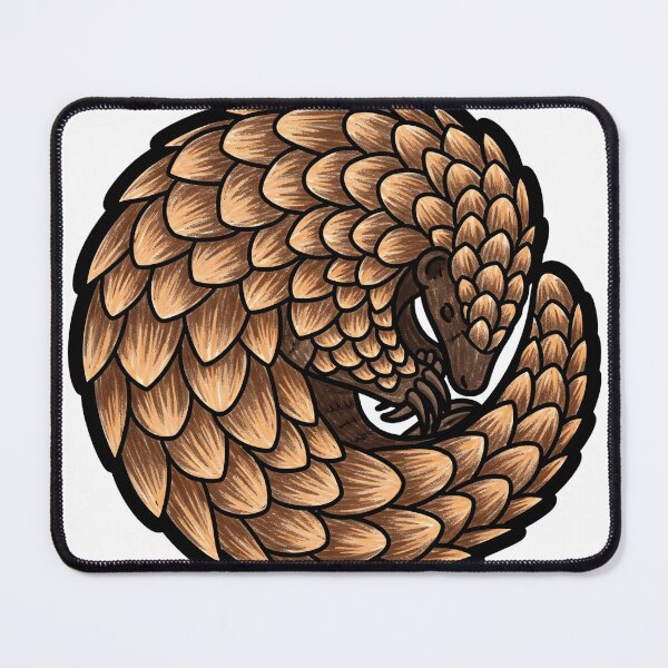Item preview, Pangolin Illustration Endangered Animal Lover designed and sold by HendrixMa.