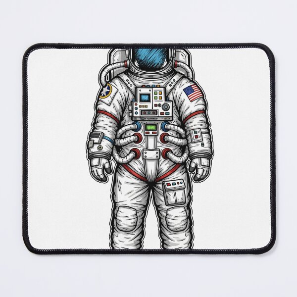 Item preview, Astronaut Illustration Space Enthusiast designed and sold by HendrixMa.