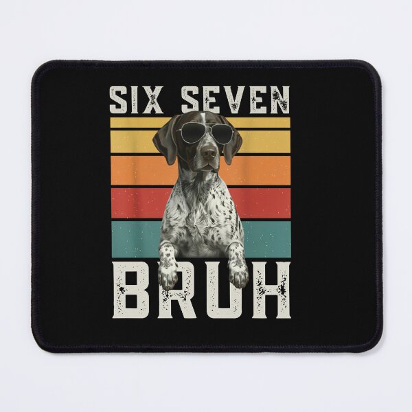 Item preview, Cool Retro Dog Six Seven Bruh Tee designed and sold by LashondaGreen89.