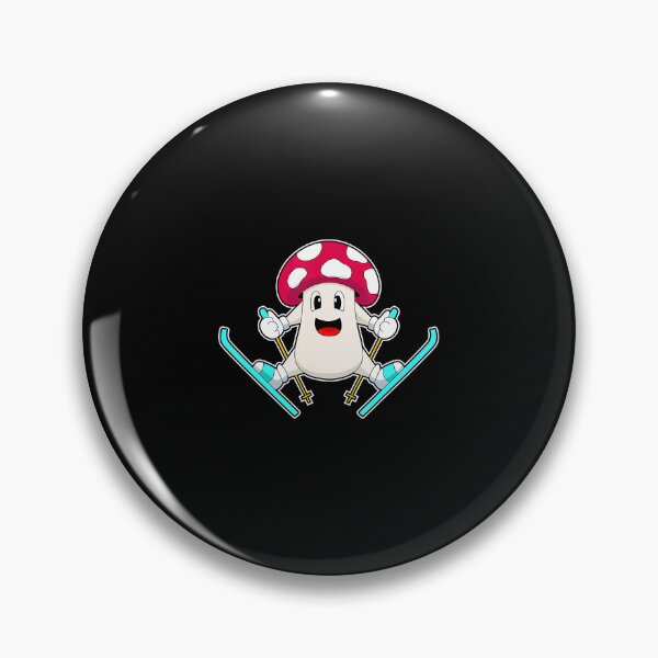Item preview, Mushroom Skier Ski Winter Sports designed and sold by TashiaJerrie.