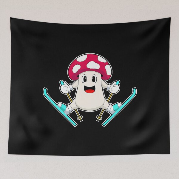 Item preview, Mushroom Skier Ski Winter Sports designed and sold by TashiaJerrie.