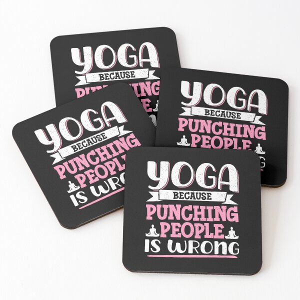 Item preview, Yoga Because Punching People Is Wrong designed and sold by elihletoriong.