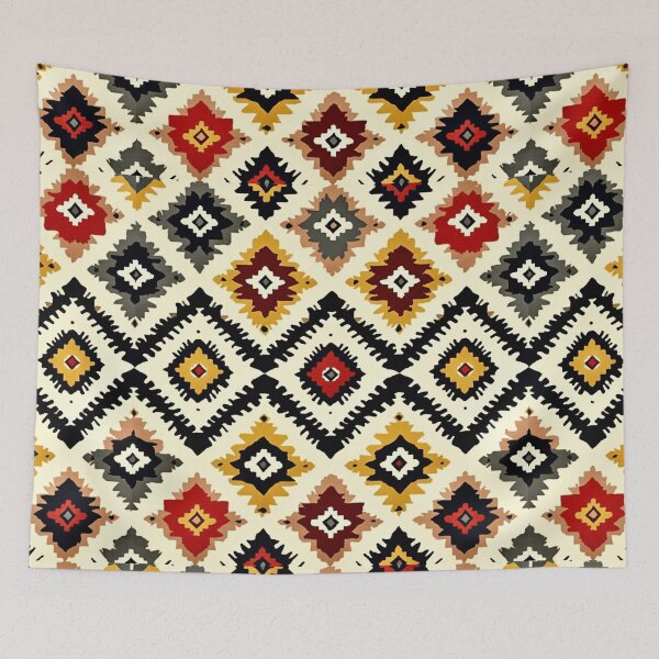 Item preview, Amish Quilt Inspired Folk Pattern designed and sold by Myra365Art.