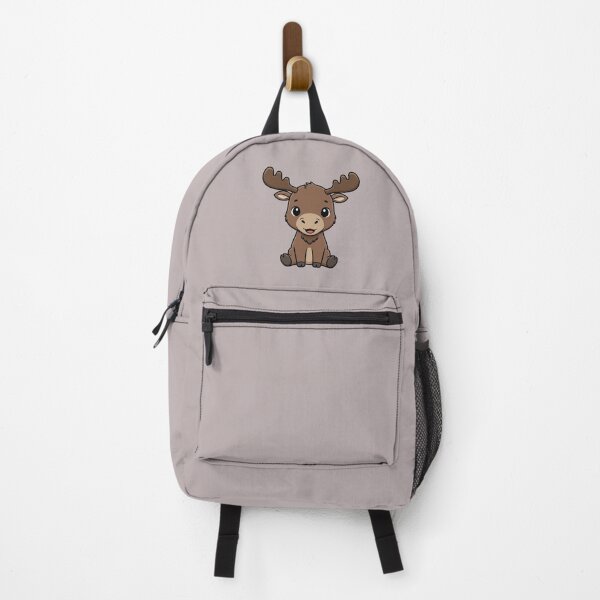 Item preview, Cute Baby Moose Cartoon With Big Eyes designed and sold by LightArt25.
