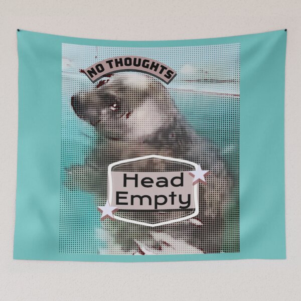 Item preview, No Thoughts Head Empty Seal designed and sold by bajablaest.