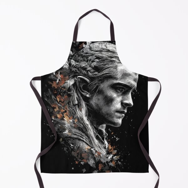 Item preview, Legolas Lord of the Rings LOTR Elf Archer Orlando Bloom Mirkwood Prince Greenleaf Bow and Arrow Fellowship Hobbit Fan Art Portrait Poster T-Shirt Sticker Gift designed and sold by Senpaiwaves.