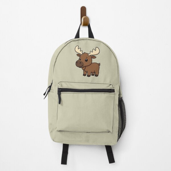 Item preview, Cute Baby Moose Cartoon With Big Eyes designed and sold by LightArt25.