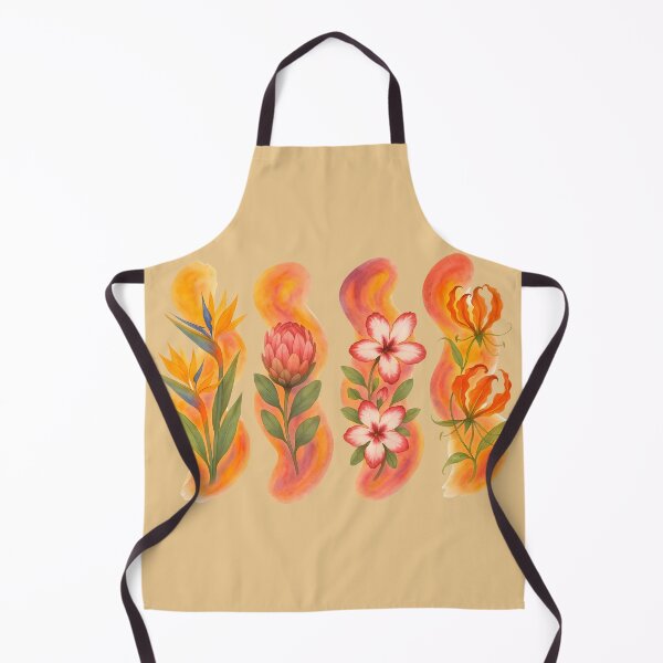 Item preview, Brushstroke Africana — Strelitzia, Protea, Sabi Star & Flame Lily designed and sold by MvuuStudio.
