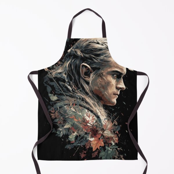 Item preview, Legolas Lord of the Rings LOTR Elf Archer Orlando Bloom Mirkwood Prince Greenleaf Bow and Arrow Fellowship Hobbit Fan Art Portrait Poster T-Shirt Sticker Gift designed and sold by Senpaiwaves.