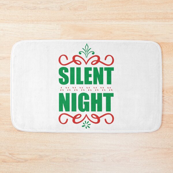 Item preview, Silent Night - Peaceful Christmas Hymn Quote designed and sold by FuzionRaptor.