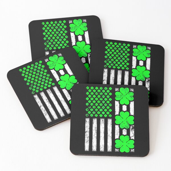 Item preview, American Flag St Patricks Day Vintage Shamrock Men Women designed and sold by SIGORDESIGN.