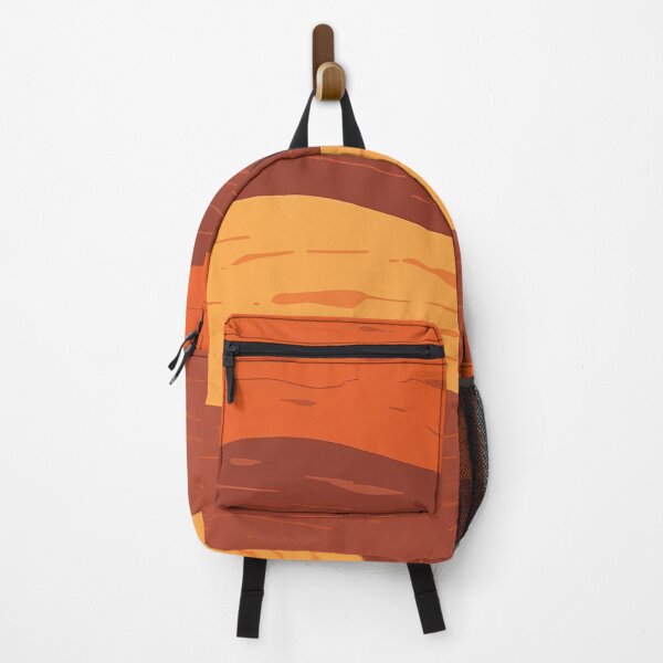 Item preview, Wavy stripe pattern in orange, yellow, dark red, terracotta designed and sold by angel-cat-22.