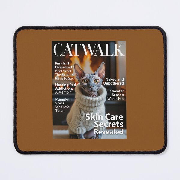 Item preview, CATWALK — Skin Care Secrets Revealed — Sphynx Edition designed and sold by FrancophileFun.