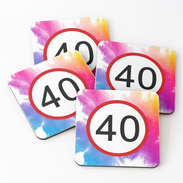 Item preview, 40, Road Sign, Age Sign, Birthday, Speed, Forty designed and sold by AASparksDesigns.