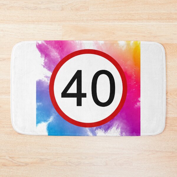 Item preview, 40, Road Sign, Age Sign, Birthday, Speed, Forty designed and sold by AASparksDesigns.