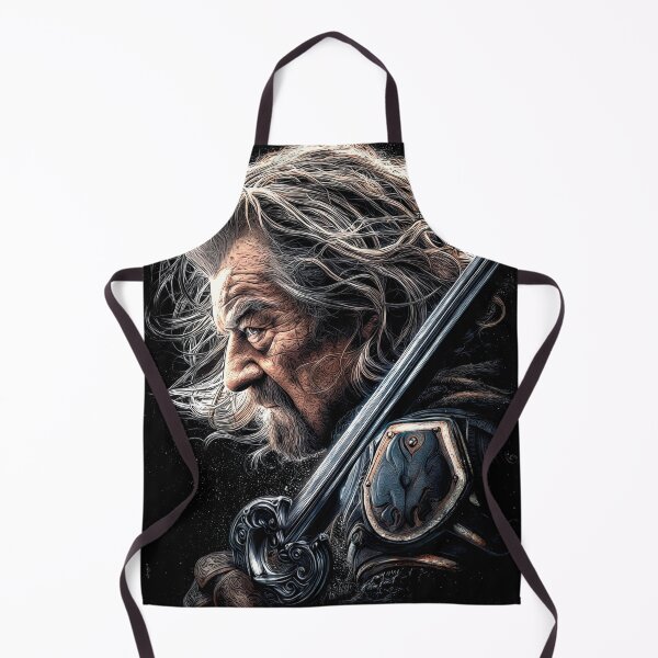 Item preview, Theoden King of Rohan Lord of the Rings LOTR Bernard Hill Horse Lord Helm's Deep Charge Pelennor Fields Epic Speech Fan Art Portrait Poster T-Shirt Sticker Gift designed and sold by Senpaiwaves.