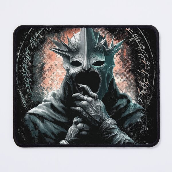 Item preview, Witch King of Angmar Lord of the Nazgul Ringwraith Black Captain Fell Beast Morgul Blade No Man Can Kill Him Fan Art Portrait Poster T-Shirt Sticker Print Gift designed and sold by Senpaiwaves.