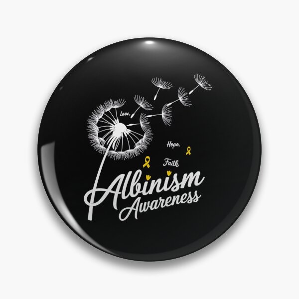 Item preview, Albinism Awareness Dandelion Support In June Yellow Ribbon designed and sold by SIGORDESIGN.