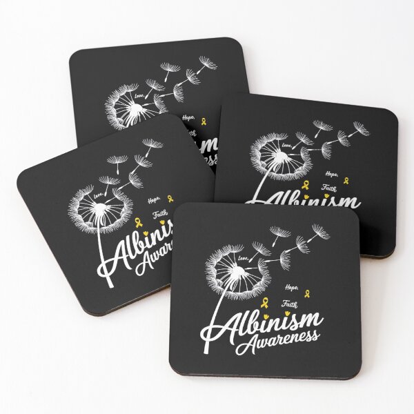 Item preview, Albinism Awareness Dandelion Support In June Yellow Ribbon designed and sold by SIGORDESIGN.