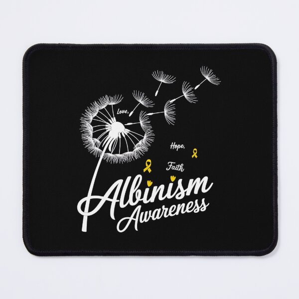Item preview, Albinism Awareness Dandelion Support In June Yellow Ribbon designed and sold by SIGORDESIGN.